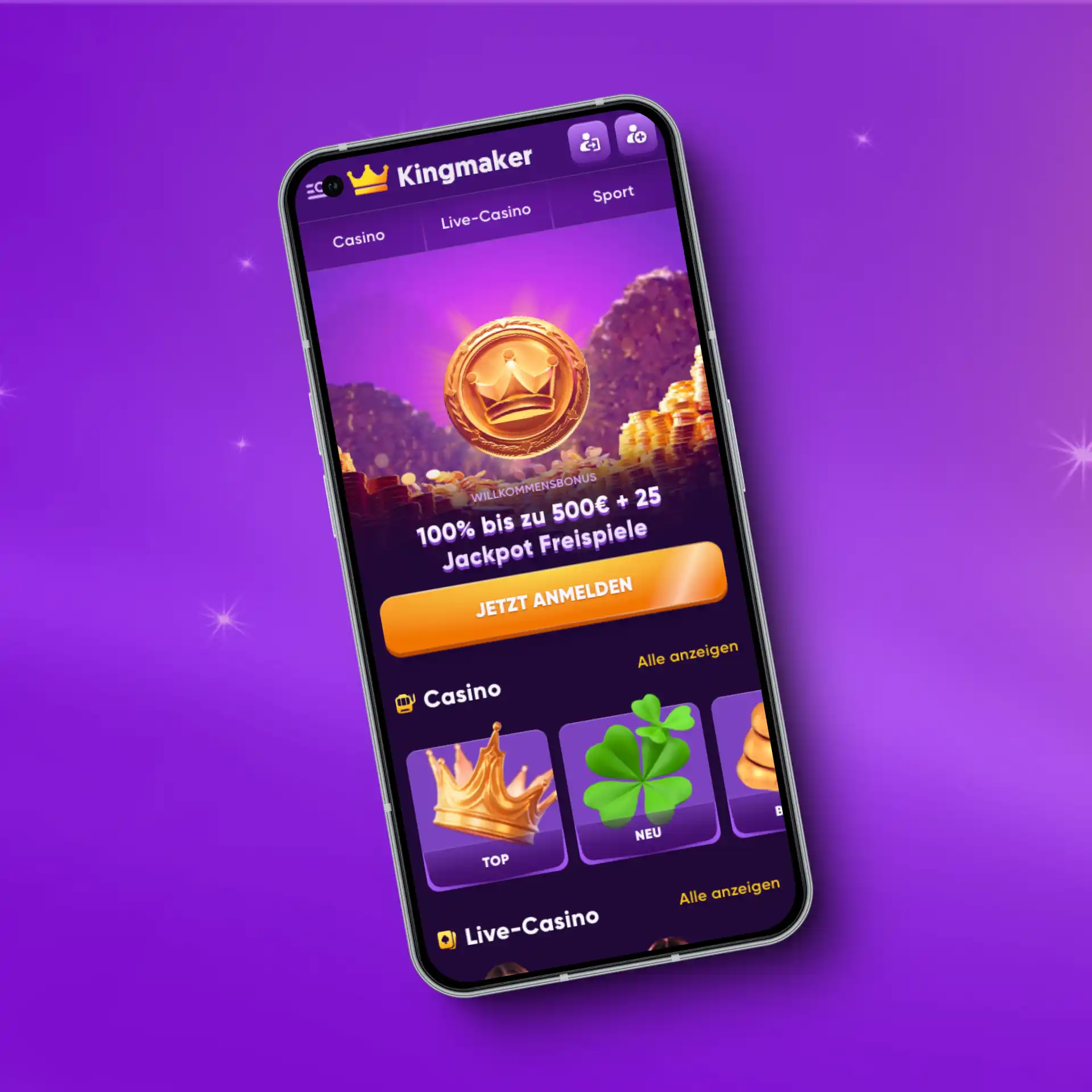 kingmaker casino app